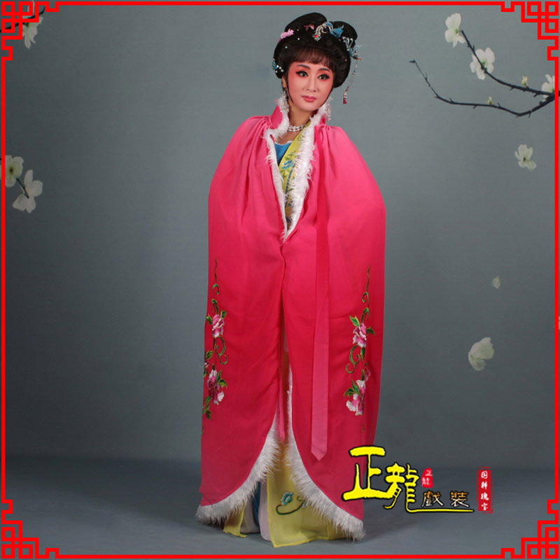 蔡甸小花旦绣花斗篷 花旦披风