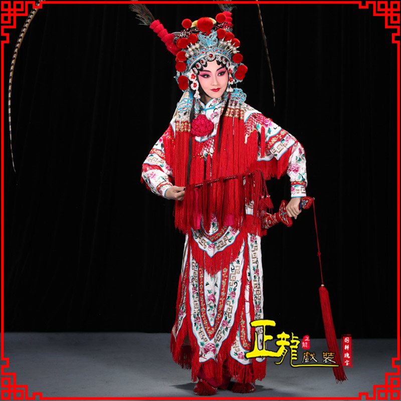 蔡甸刀马旦改容战父 软绉镶边女改良靠