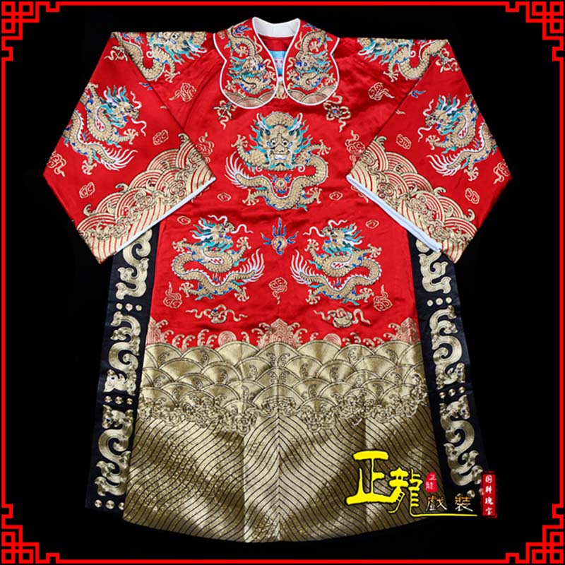 蔡甸皇帝蟒袍全金八宝团龙蟒